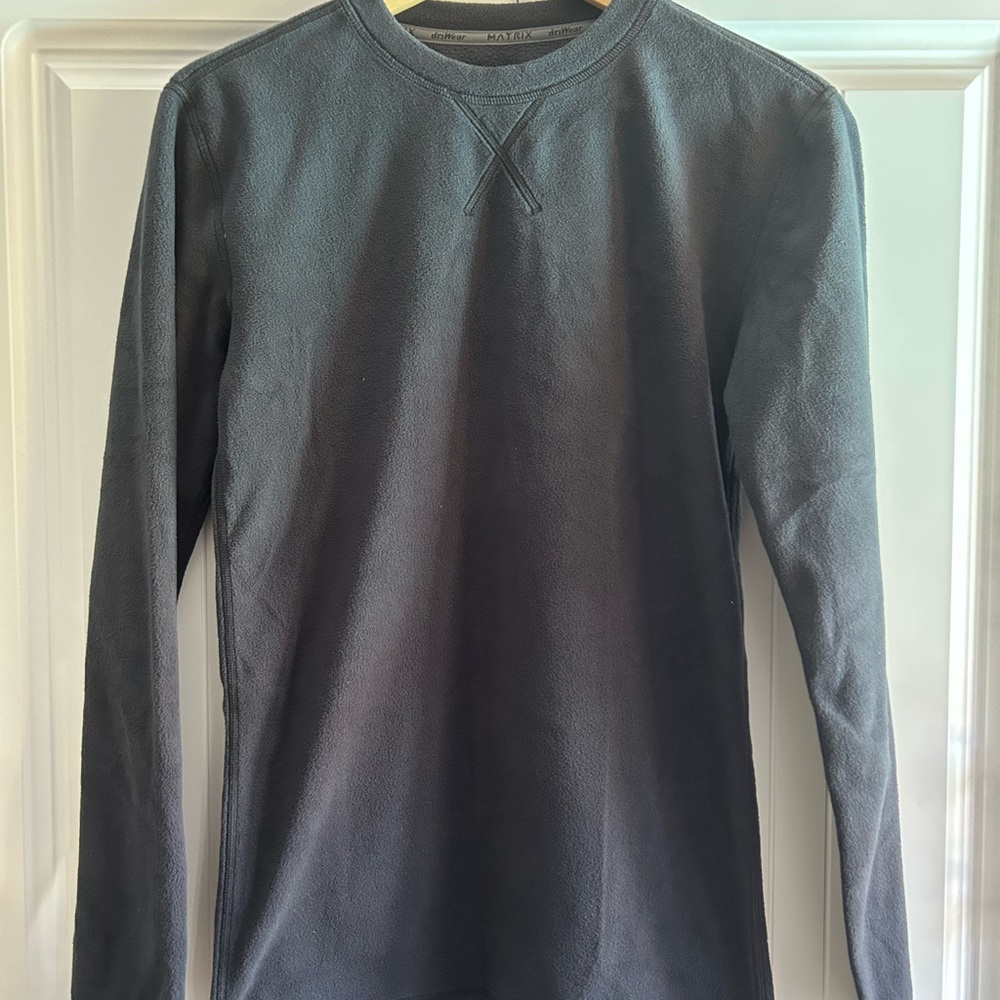 Matix Dark Gray Long Sleeve Fleece Shirt